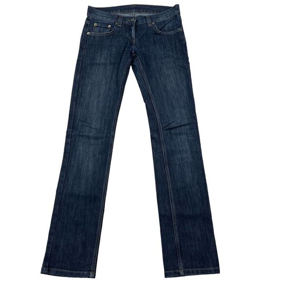 Vintage Ice Iceberg Women Denim Skinny Blue Jeans Straight Leg Pants US 27 - Picture 3 of 10